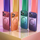 Capas Salv Case Imperium para iPhone em diferentes cores, com acabamento reflexivo e anel traseiro