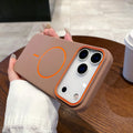 Salv Case Soft Matte – Capa Fosca Magnética para iPhone – cor Khaki