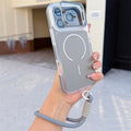 Salv Case Dynamic iPhone – Capa Magnética com Suporte e Alça para iPhone – cor Cinza