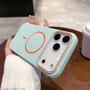 Salv Case Soft Matte – Capa Fosca Magnética para iPhone – cor Ciano