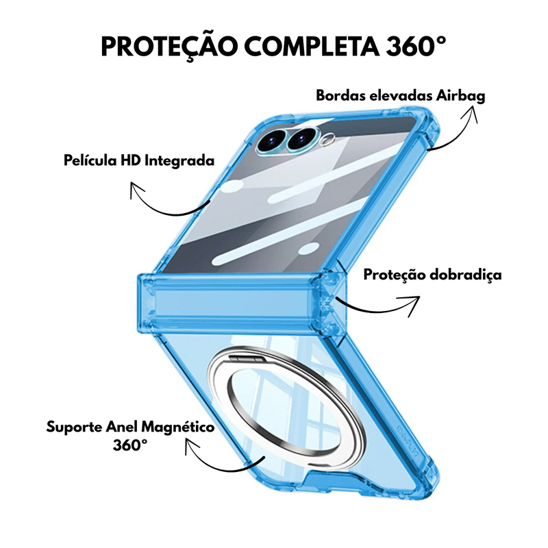 Salv Case Ring Cristal - Exclusivo Z Flip 7