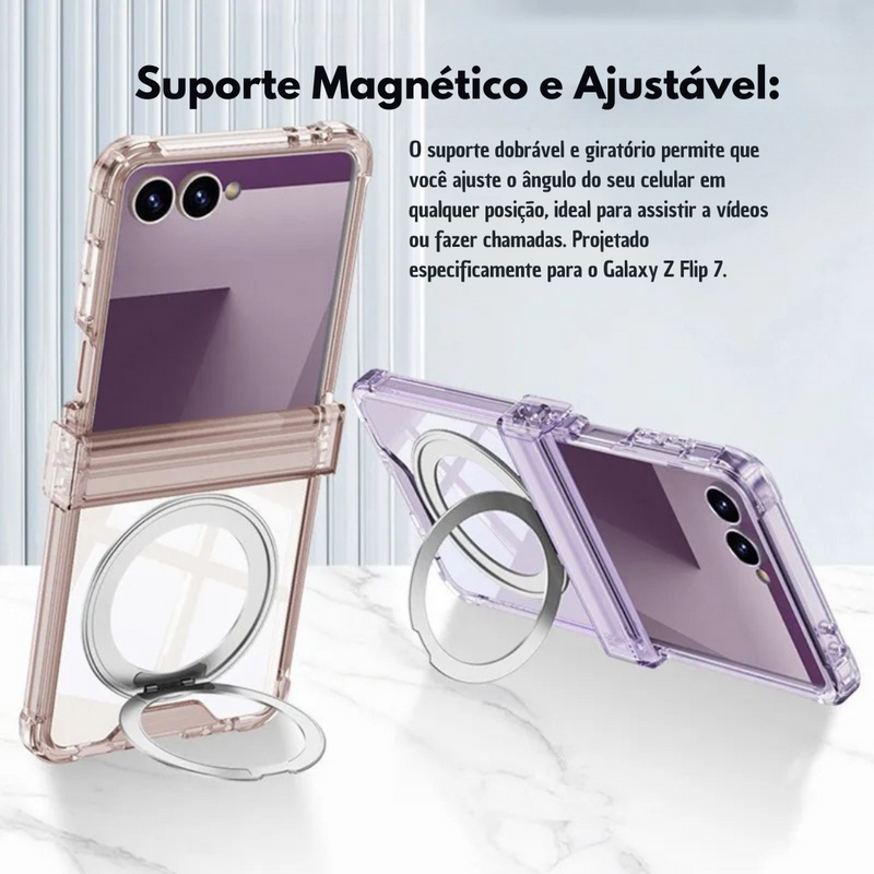 Salv Case Ring Cristal - Exclusivo Z Flip 7